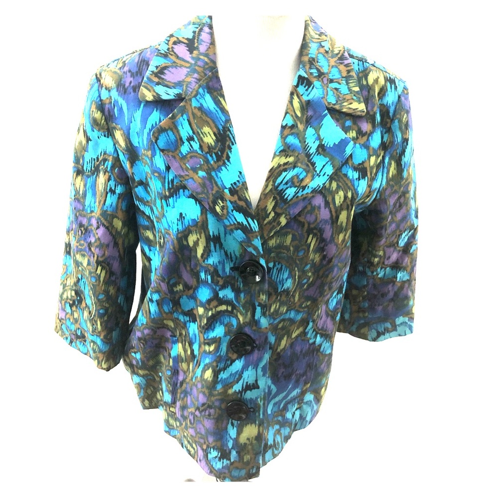 Chico’s blue blazer size 1